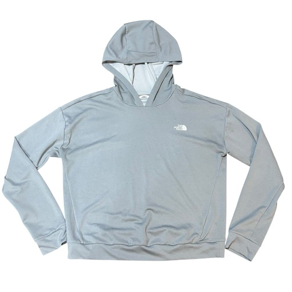 The North Face Women's Gray Lightweight Tech Hoodie Size L